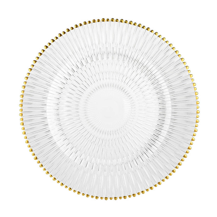 Majestic Salad Plate by Joseph Sedgh Crystal-1