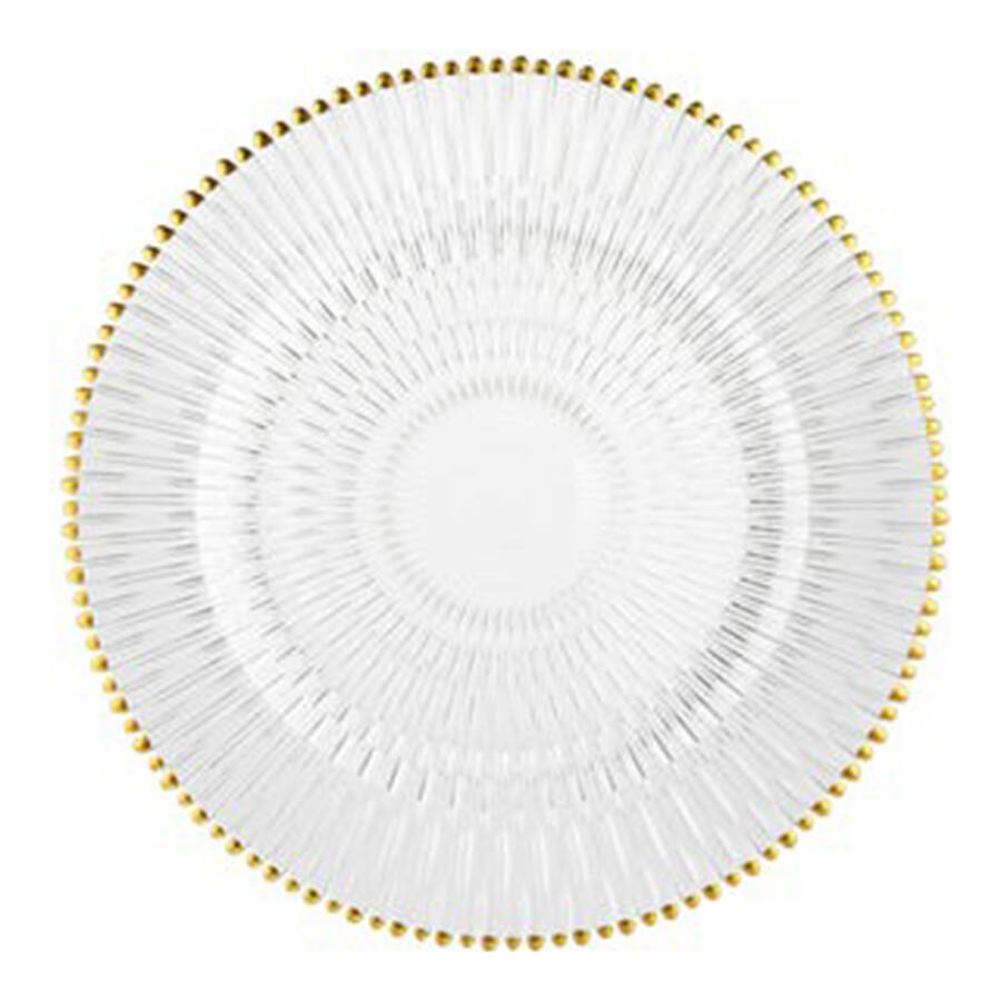 Majestic Service Plate by Joseph Sedgh Crystal-1