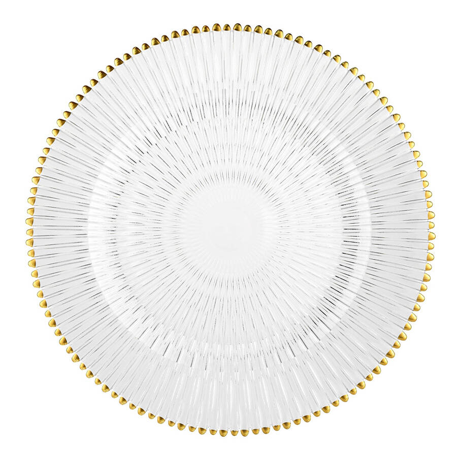 Majestic Dinner Plate by Joseph Sedgh Crystal-1