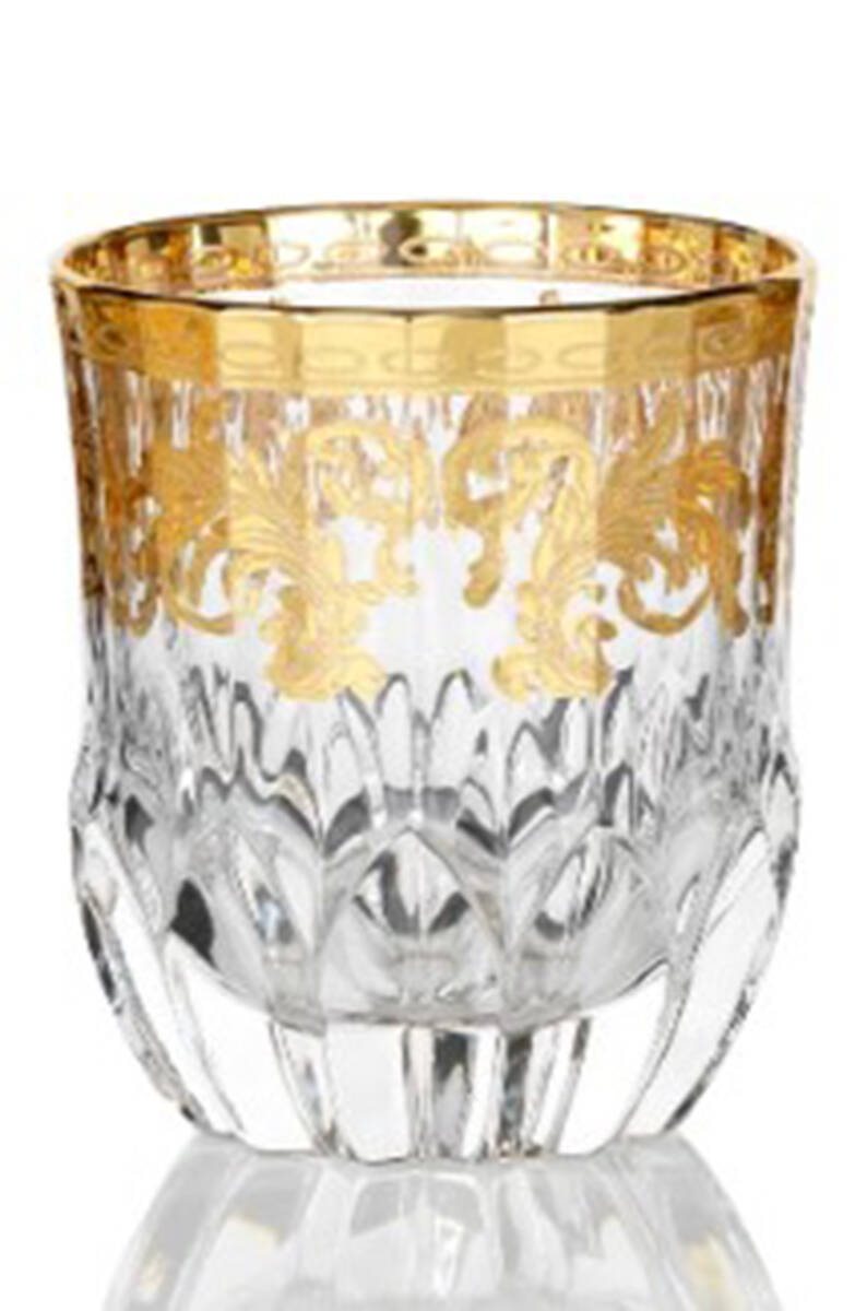 Art Deco-Clear Whiskey Glass by Joseph Sedgh Crystal-1