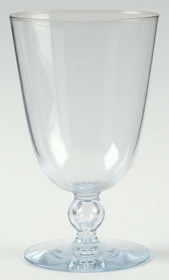 Bernadette Blue Water Goblet by Kosta-Boda-1