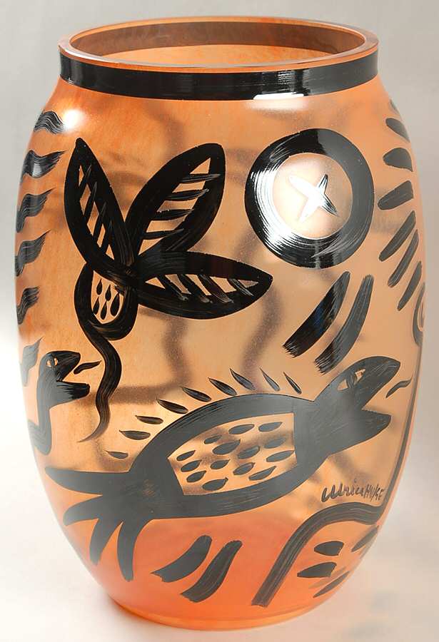 Caramba 13" Flower Vase by Kosta-Boda-1