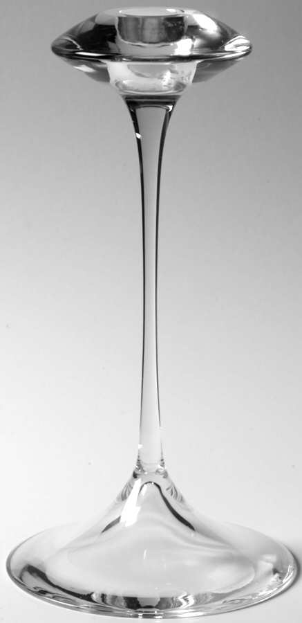 Fanfare 8" Single Light Candlestick by Kosta-Boda-1