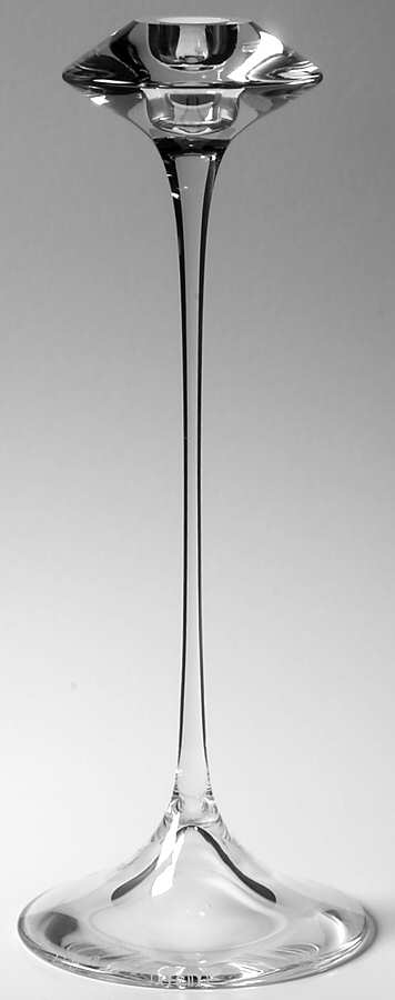 Fanfare 11" Tall Single Light Candlestick by Kosta-Boda-1