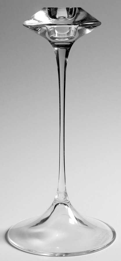 Fanfare 9" Single Light Candlestick by Kosta-Boda-1