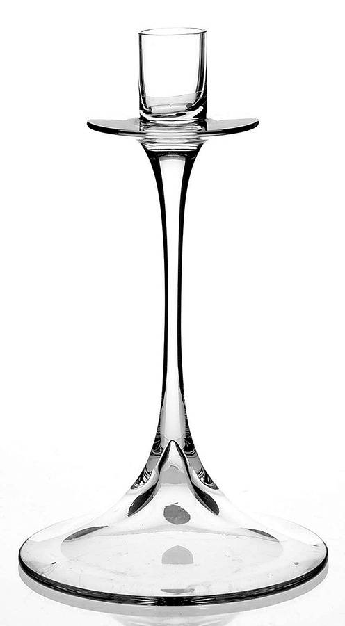 Fanfare 7" Single Light Candlestick by Kosta-Boda-1