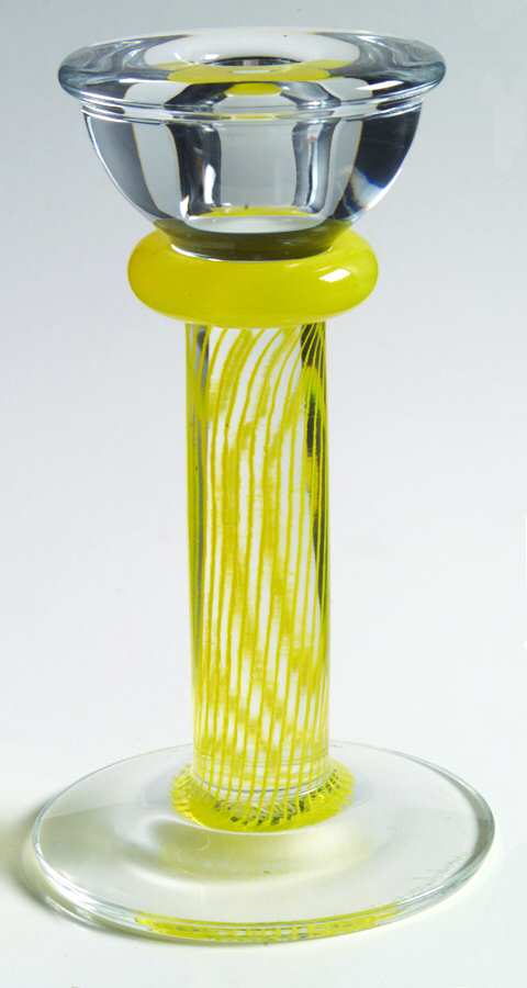 Filippa 6" Single Light Candlestick by Kosta-Boda-1