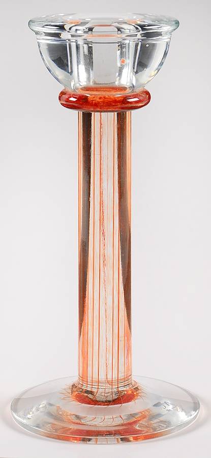 Filippa 7" Single Light Candlestick by Kosta-Boda-1