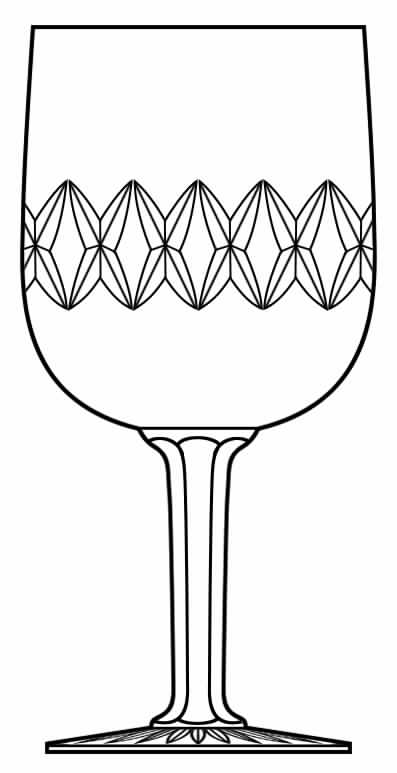 Julie Water Goblet by Kosta-Boda-1