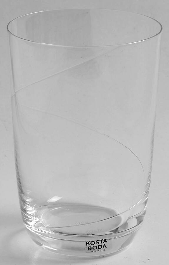 Line Clear 10 Oz Flat Tumbler by Kosta-Boda-1