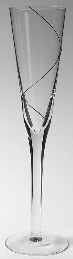 Line Black Fluted Champagne by Kosta-Boda-1