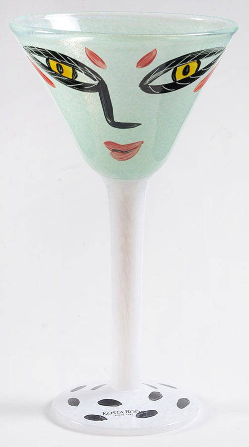Open Minds Water Goblet by Kosta-Boda-1