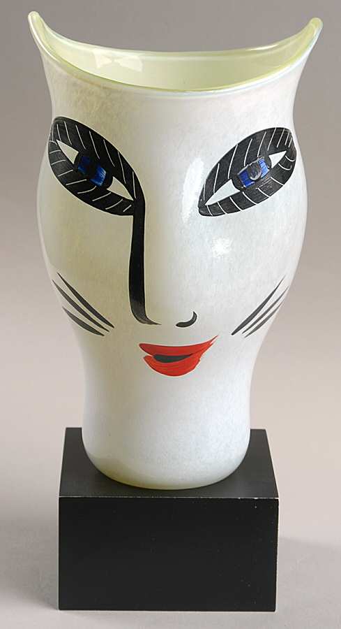 Open Minds 8" Flower Vase by Kosta-Boda-1