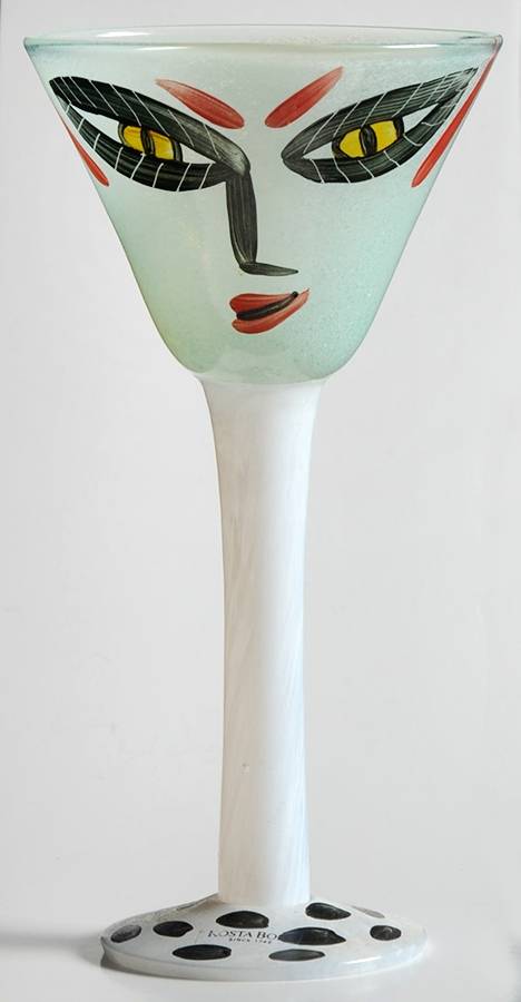 Open Minds Water Goblet by Kosta-Boda-1