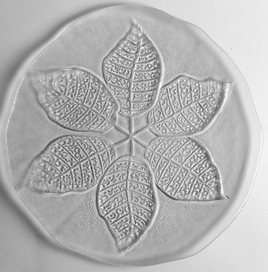 Party 11" Round Platter by Kosta-Boda-1