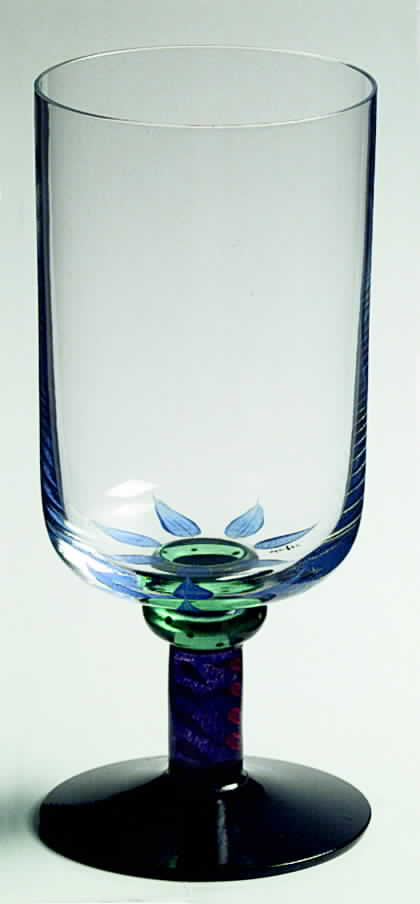 Palm Trees Beer/Tea Glass by Kosta-Boda-1