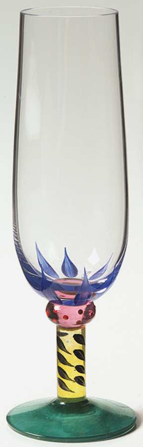 Palm Trees Fluted Champagne by Kosta-Boda-1