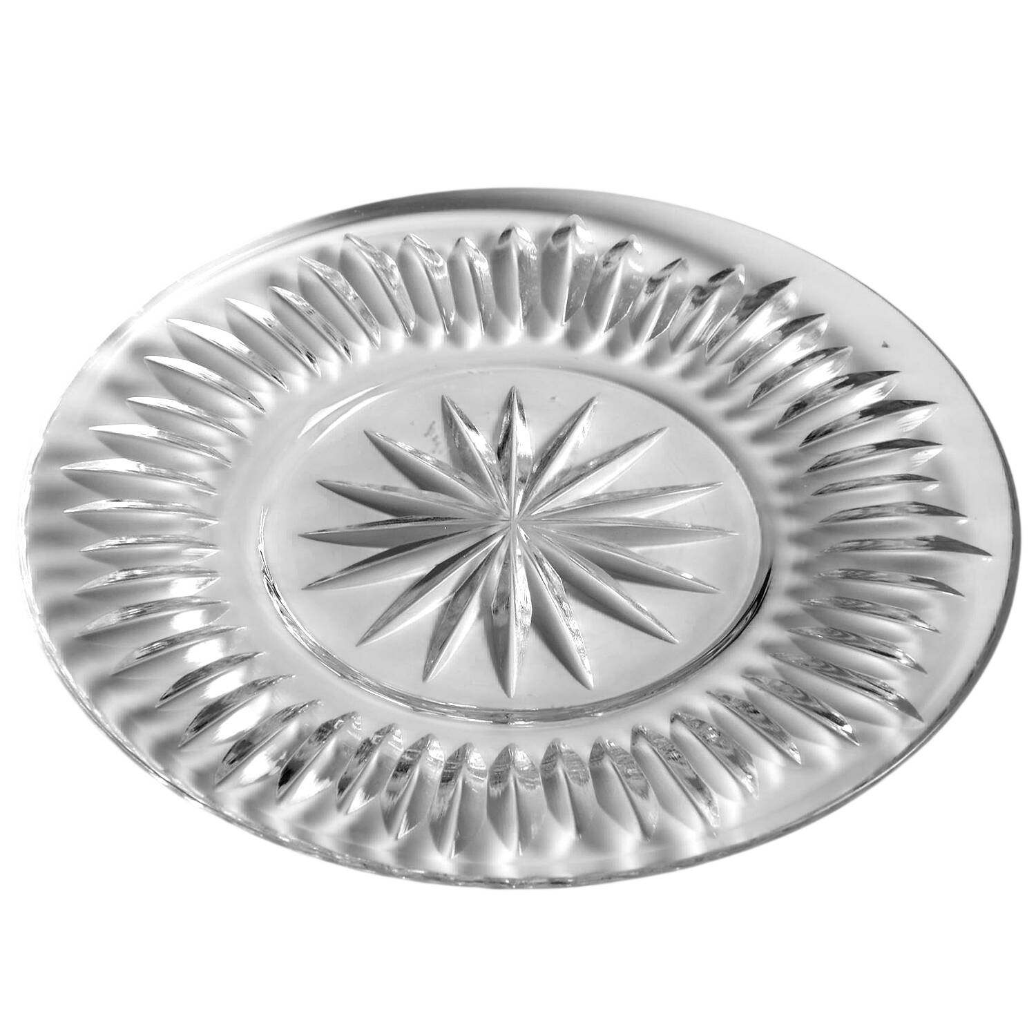 Pyramid Bread & Butter Plate by Kosta-Boda-1