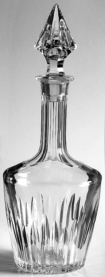 Pyramid Decanter & Stopper by Kosta-Boda-1