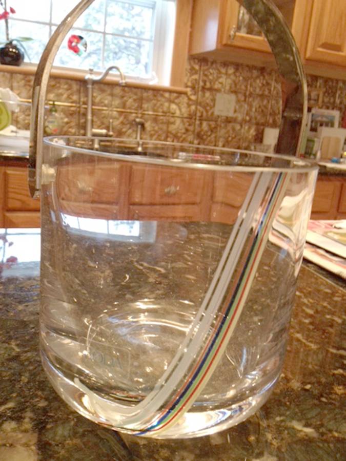 Rainbow Ice Bucket by Kosta-Boda-1