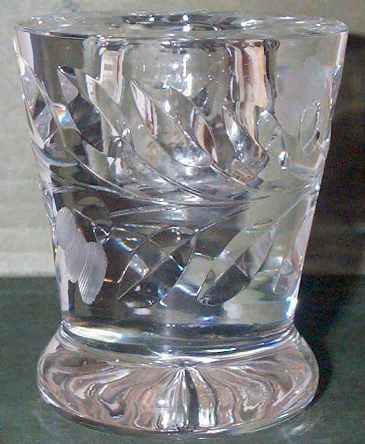 Rosa 3" Single Light Candlestick by Kosta-Boda-1