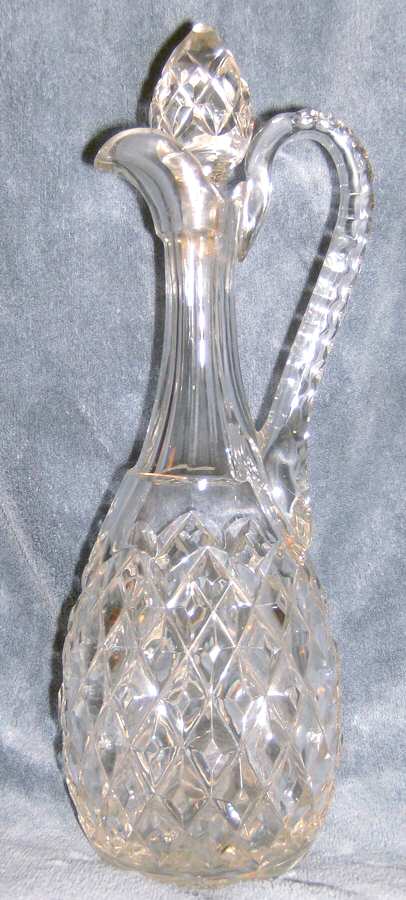 Rut Majestic Handled Wine Decanter & Stopper by Kosta-Boda-1