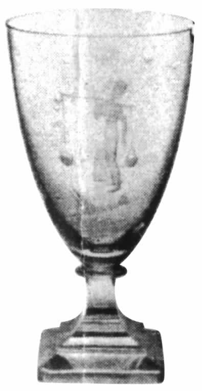 Solenn II Engraved Water Goblet by Kosta-Boda-1