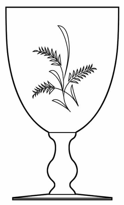 Wheatland Water Goblet by Kosta-Boda-1