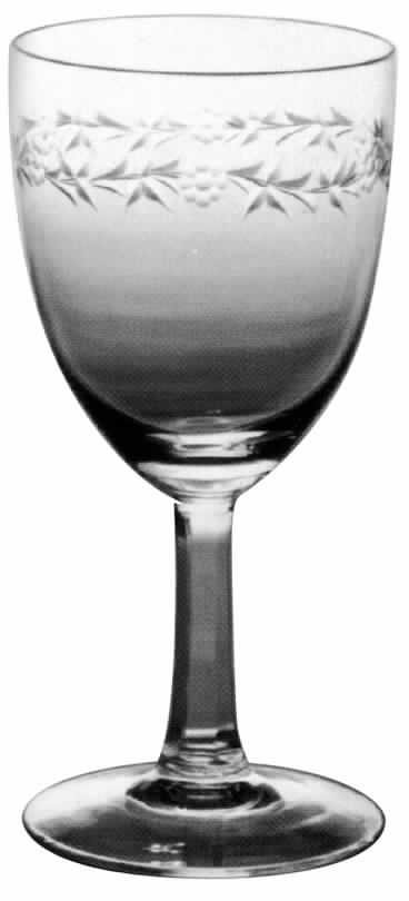 Bridal Wreath Water Goblet by Kusak Cut Glass Works-1