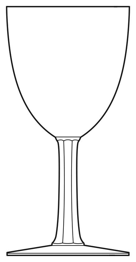 Crystal Classic Water Goblet by Kusak Cut Glass Works-1