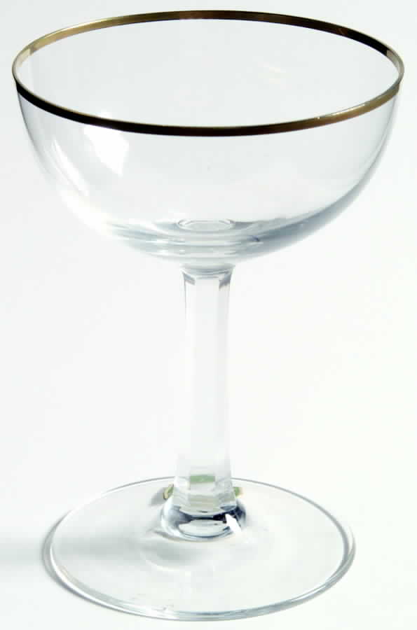 Gold Classic Liquor Cocktail by Kusak Cut Glass Works-1