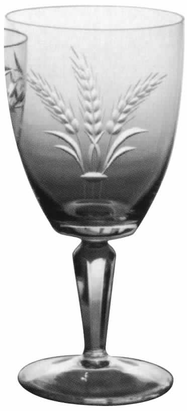 Harvest Water Goblet by Kusak Cut Glass Works-1