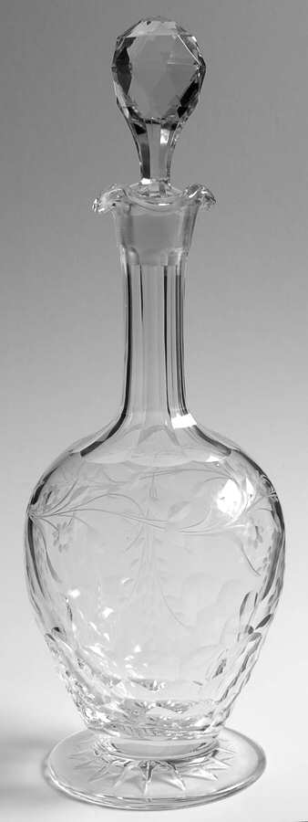 Jasmine Decanter & Stopper by Kusak Cut Glass Works-1