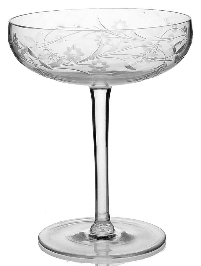 Jasmine Round Compote (Height X Width) by Kusak Cut Glass Works-1