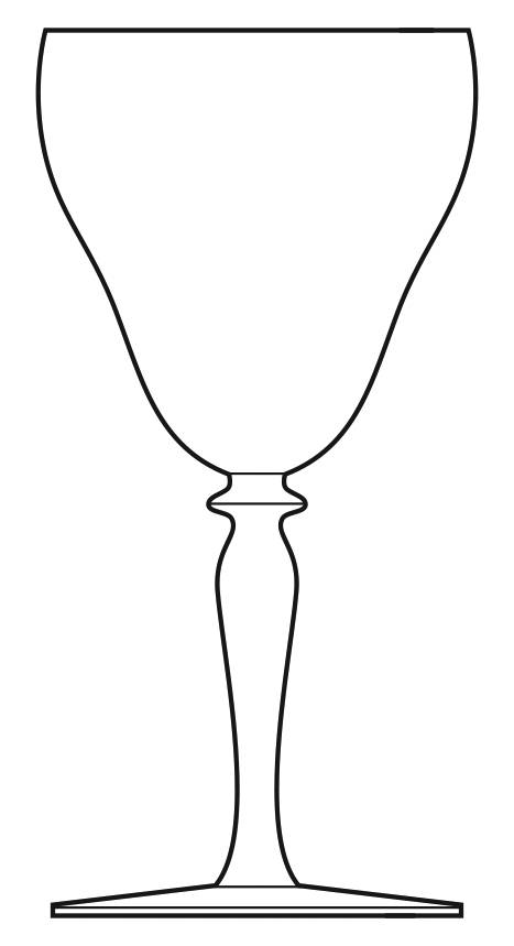 June Water Goblet by Kusak Cut Glass Works-1