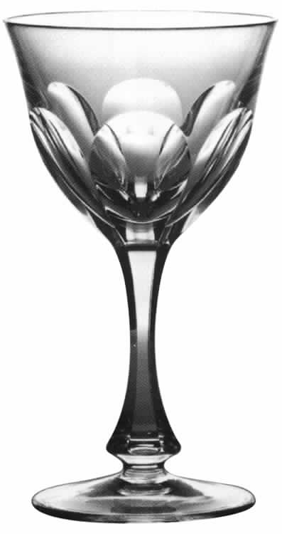 Lady Hamilton Water Goblet by Kusak Cut Glass Works-1