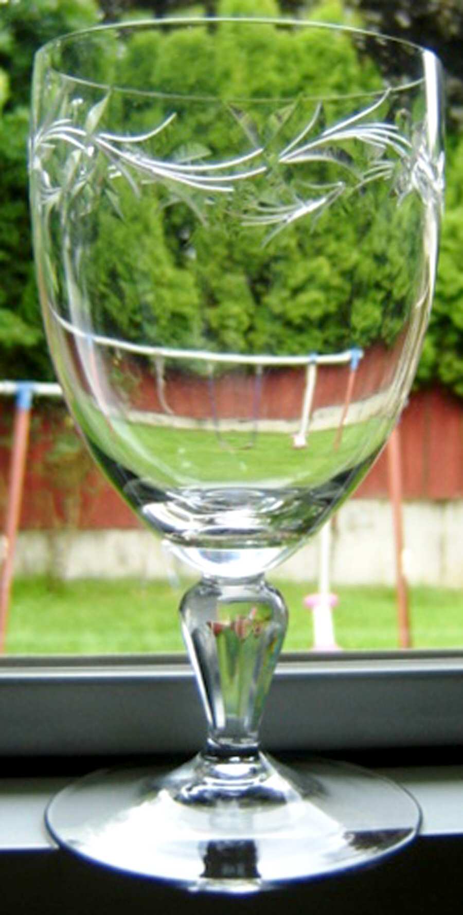 Laurelhurst Water Goblet by Kusak Cut Glass Works-1