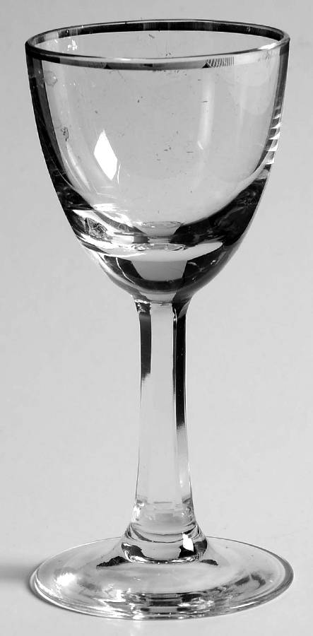 Platinum Classic Cordial Glass by Kusak Cut Glass Works-1