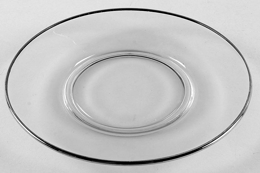 Platinum Classic Salad Plate by Kusak Cut Glass Works-1