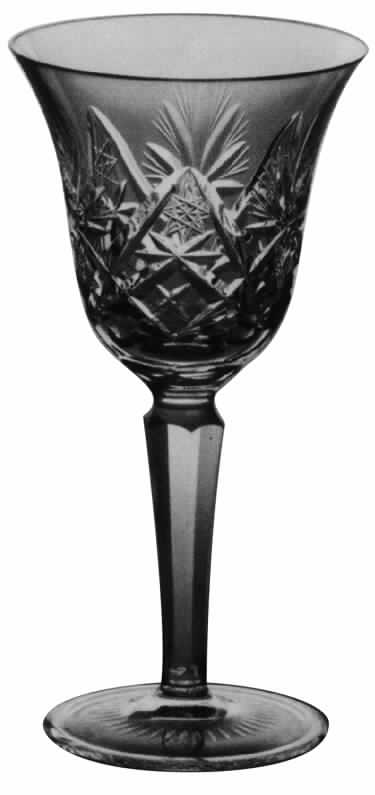 Saltzburg Water Goblet by Kusak Cut Glass Works-1