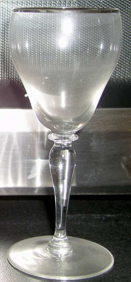 Silver Belle Wine Glass by Kusak Cut Glass Works-1