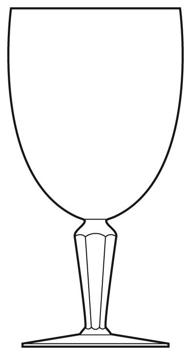 Simplicity Water Goblet by Kusak Cut Glass Works-1
