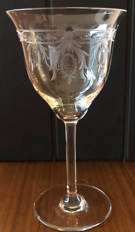 Wedgewood Wine Glass by Kusak Cut Glass Works-1