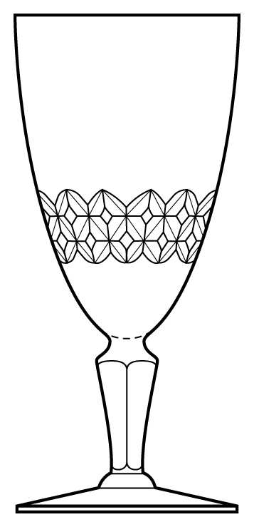 Cecil Water Goblet by Kosta-Boda-1