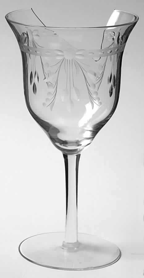 3120-2 Water Goblet by Kusak Cut Glass Works-1