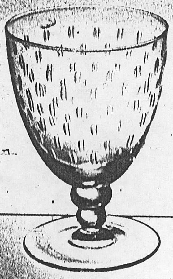 Dewdrop Water Goblet by Kristalunie-1
