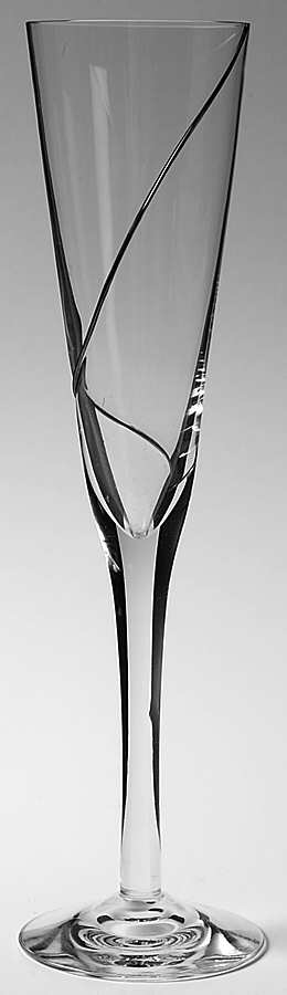 Line Platinum Fluted Champagne by Kosta-Boda-1