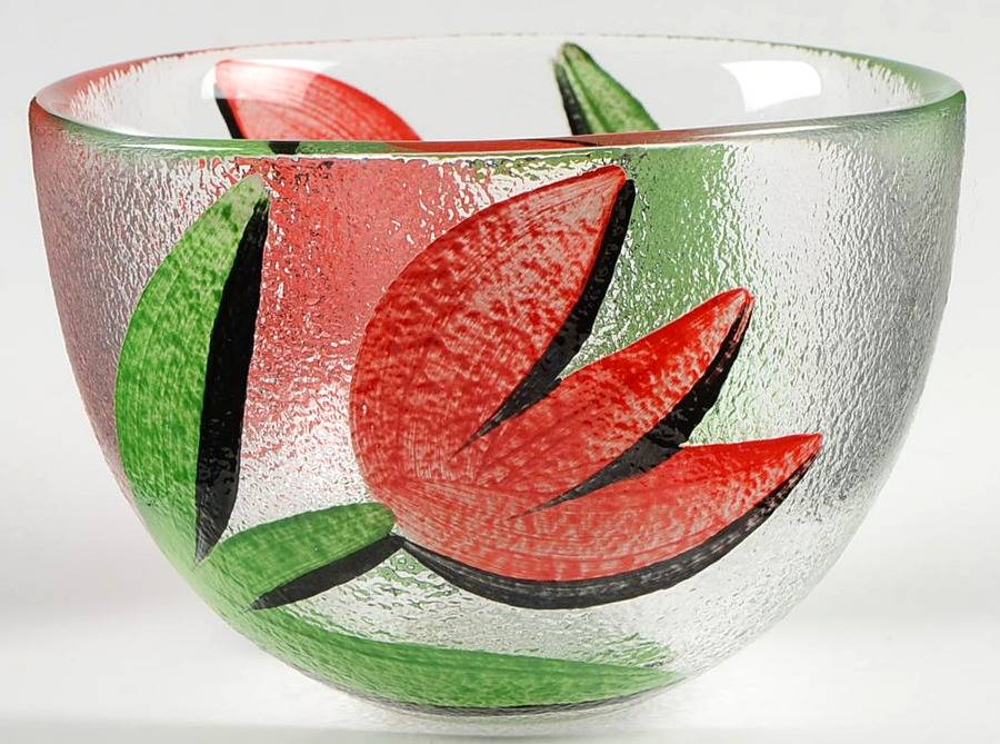 Tulipa 4" Round Bowl by Kosta-Boda-1