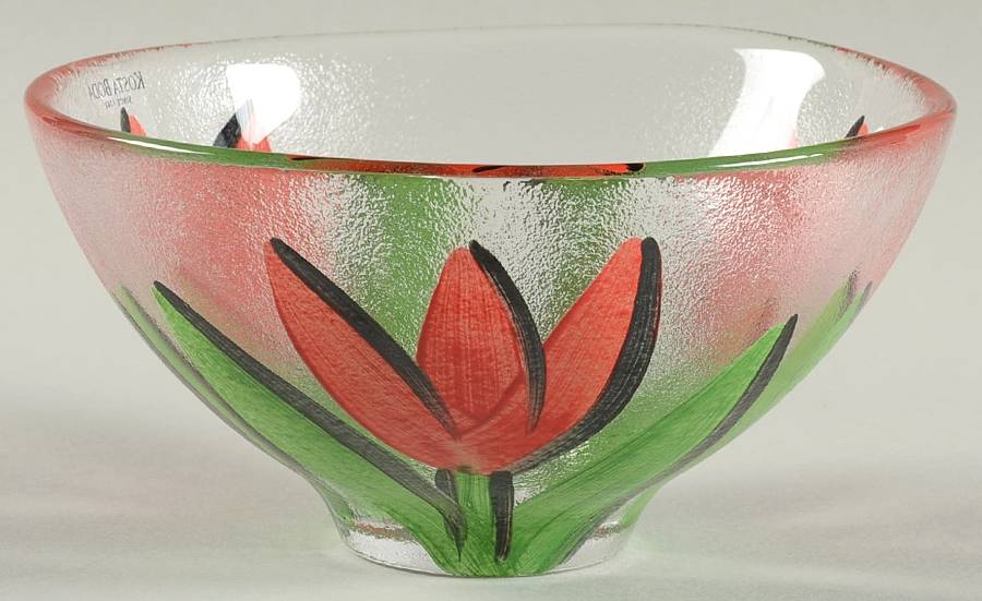 Tulipa 5" Round Bowl by Kosta-Boda-1
