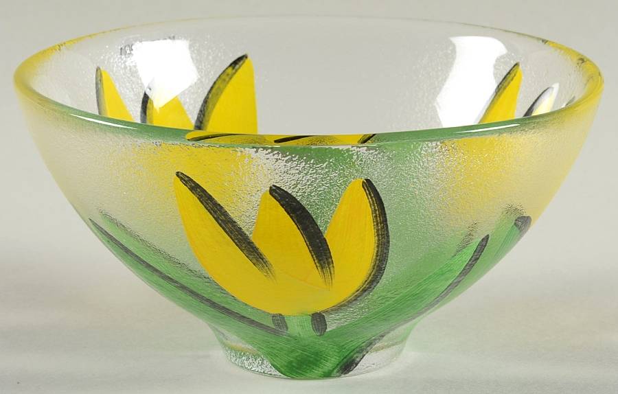 Tulipa 5" Round Bowl by Kosta-Boda-1